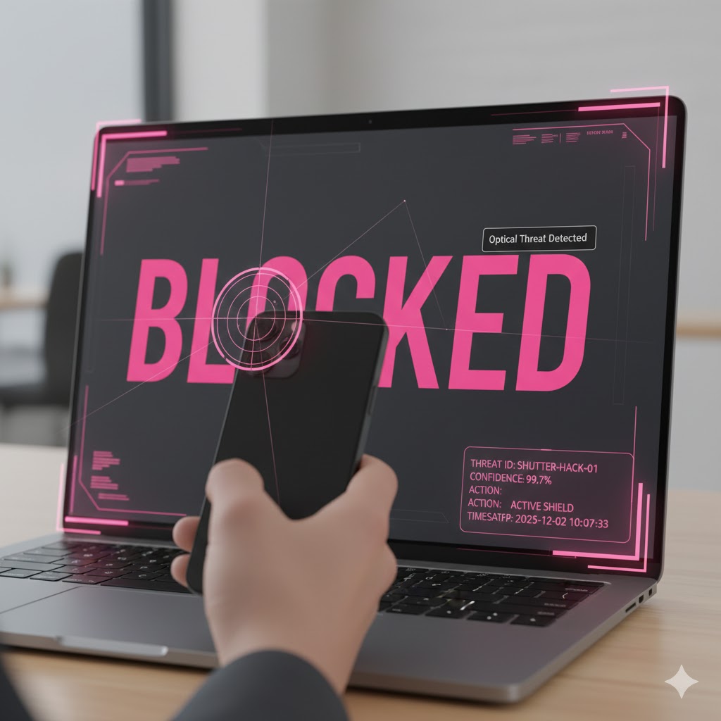 Visual DLP blocking screen capture attempt